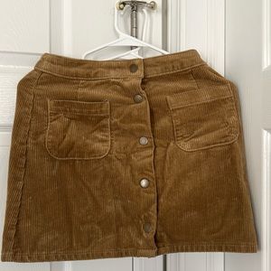 Corduory skirt size 3